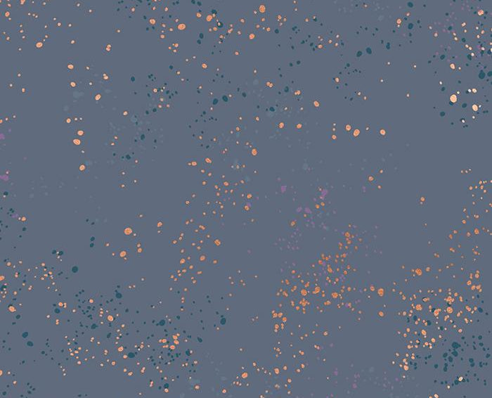Speckled New Blue Slate Metallic RS5027 108M Ruby Star Society Fabric - Happy Little Quilt Shop
