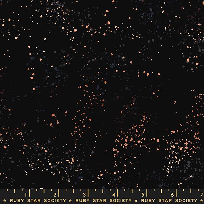 108" Speckled Wide Black RS5055 61M Ruby Star Society fabric - Happy Little Quilt Shop