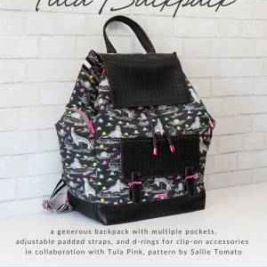 Tula Backpack Paper Pattern Sallie Tomato