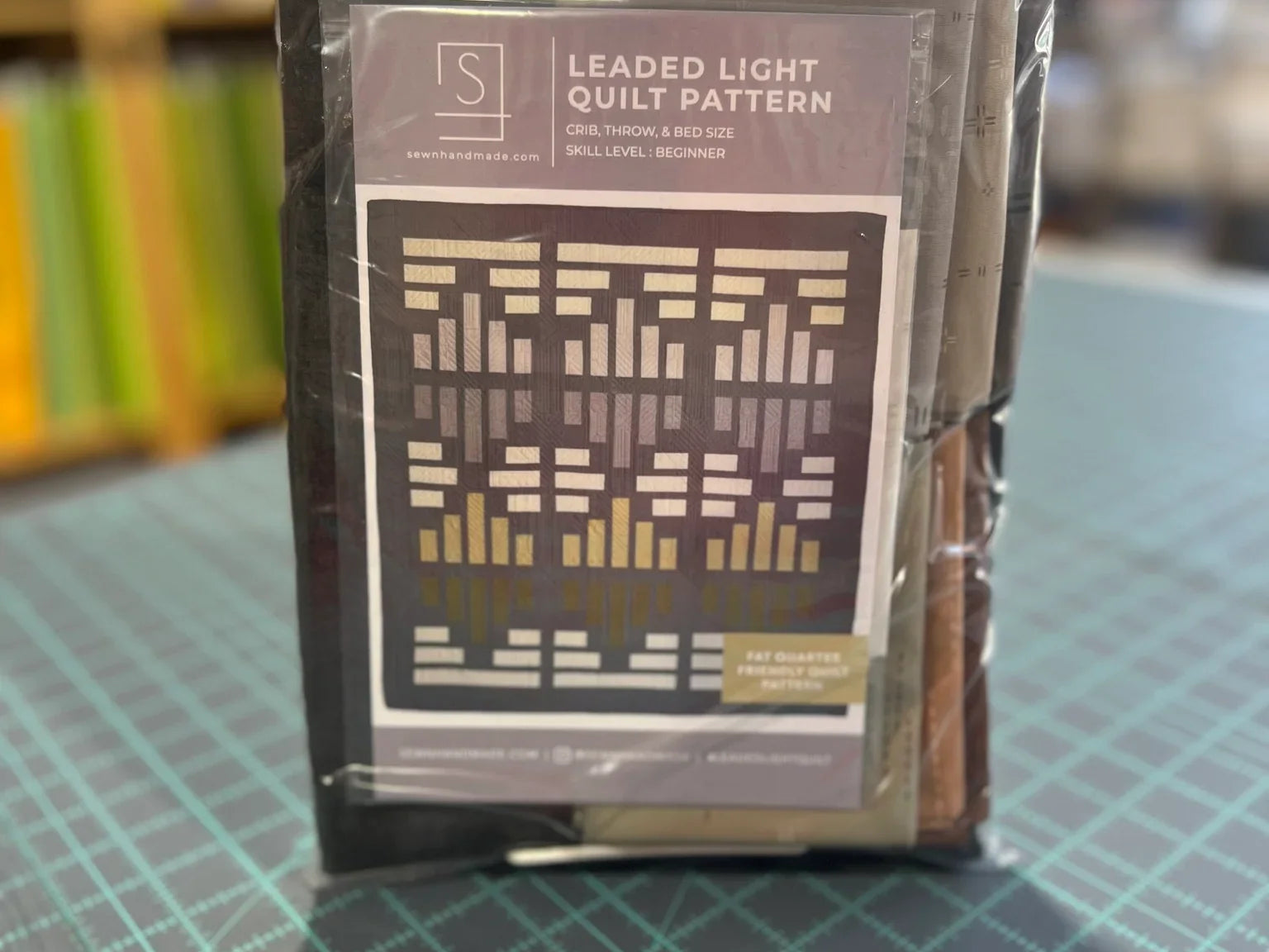 Leaded Light Quilt Kit- Decostitch edition - Happy Little Quilt Shop
