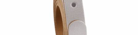 Leather Handle Set Silver - Happy Little Quilt Shop