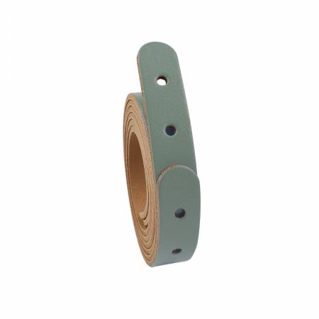 Leather Handle Set Kaki - Happy Little Quilt Shop