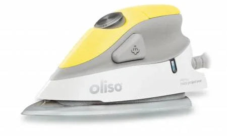 Oliso Mini Iron Yellow With Trivet - Happy Little Quilt Shop