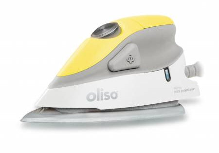 Oliso Mini Iron Yellow With Trivet - Happy Little Quilt Shop