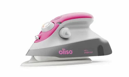 Oliso Mini Iron With Trivet Raspberry - Happy Little Quilt Shop