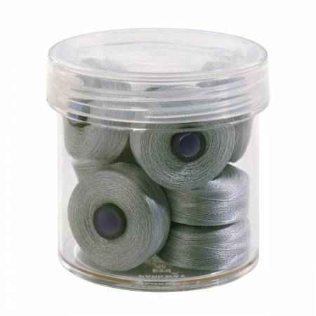 Magna-Glide Delights Style M 132yd Pre-wound Bobbins Light Grey 10 Jar