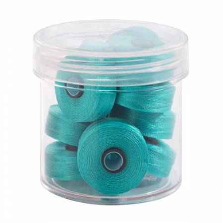 Magna-Glide Delights Style M 132yd Pre-wound Bobbins Robin Egg 10 Jar