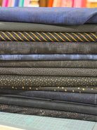 Midnight Garden Quilting Bee Background Bundle- 12 fat quarters - Happy Little Quilt Shop