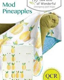 Mod Pineapples Quilt Kit - Happy Little Quilt Shop