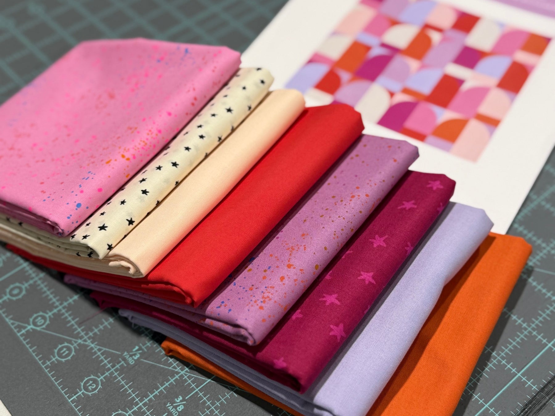 Modern Arches Quilt Kit - Throw Size 56x56 - Happy Little Quilt Shop