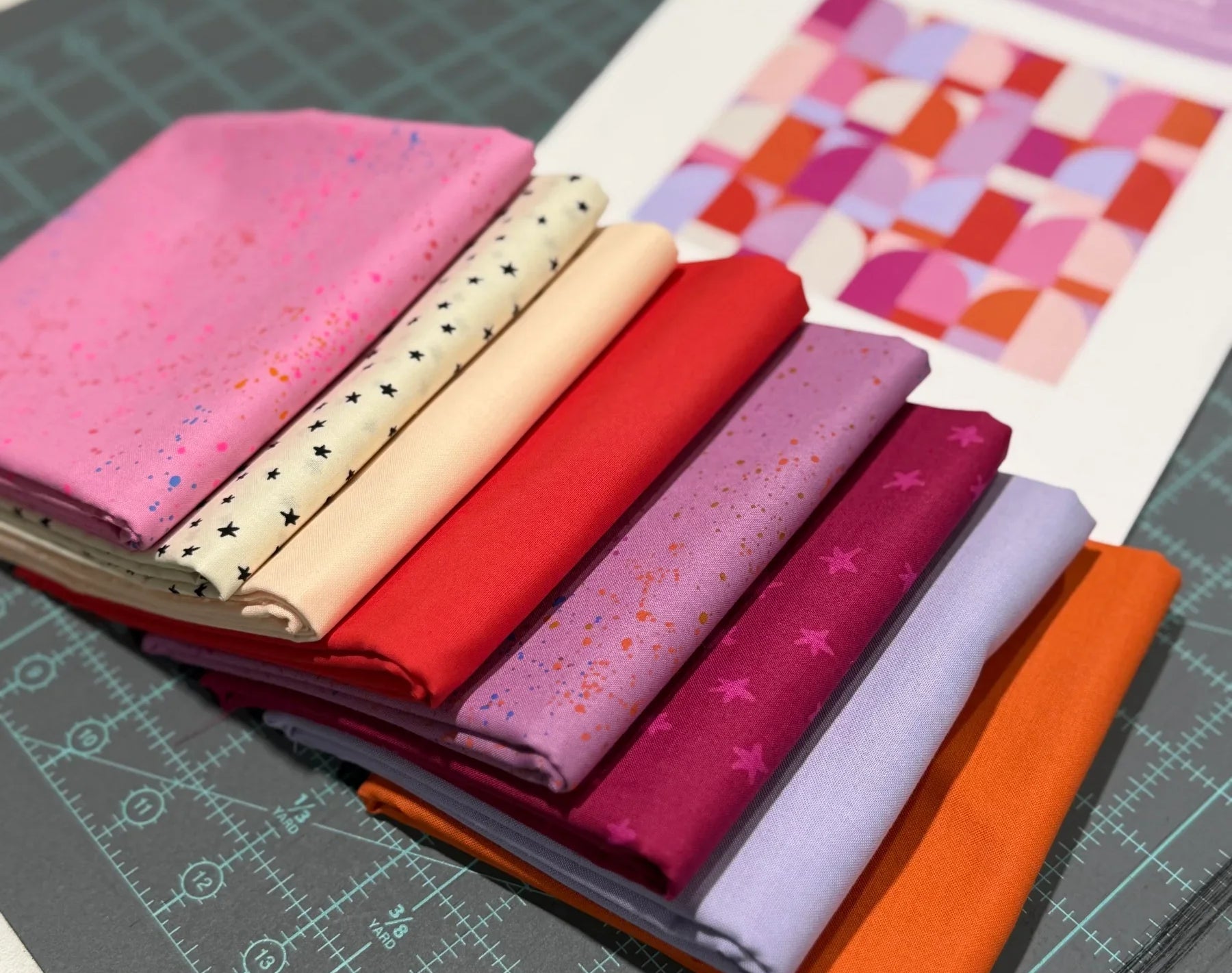 Modern Arches Quilt Kit - Throw Size 56x56 - Happy Little Quilt Shop