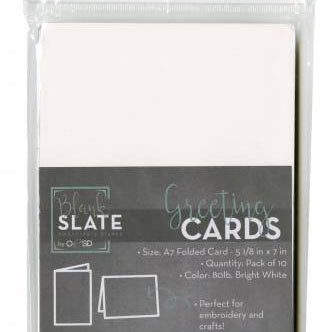 Blank Greeting Cards & Envelopes Size A7 10pk - Happy Little Quilt Shop