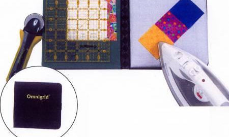 Omnigrid Foldaway Miniature Cutting Mat & Ironing Area 7in x 7in * - Happy Little Quilt Shop