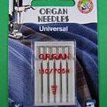 Needle Organ Universal 80/12 Carded/5 Needles - Happy Little Quilt Shop
