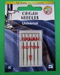 Needle Organ Universal 80/12 Carded/5 Needles - Happy Little Quilt Shop