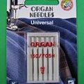 Needle Organ Universal 80/12 Carded/5 Needles - Happy Little Quilt Shop