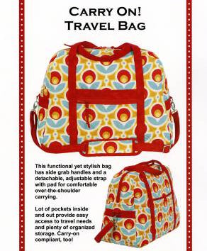 Carry On Travel Bag - Happy Little Quilt Shop