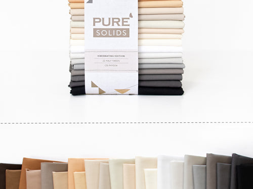 Art Gallery Pure Solids Hibernating Edition Fat Quarter Bundle - Happy Little Quilt Shop