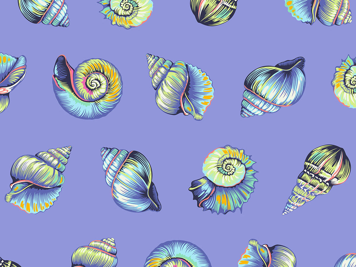 Lil Shelly - Marine Floral Reef Tula Pink - Happy Little Quilt Shop
