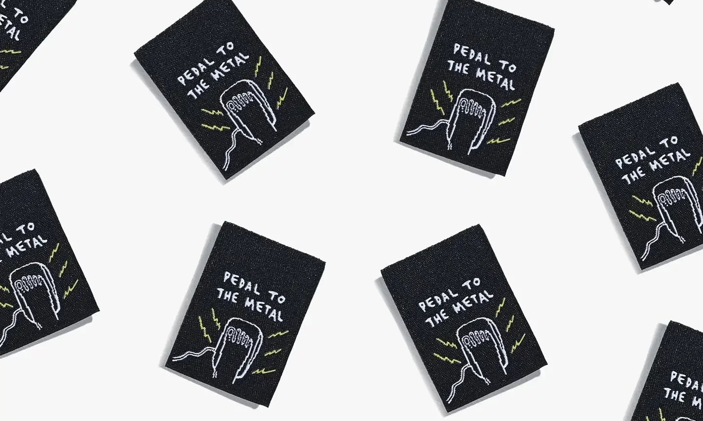 Pedal to the Metal Quilt Label - Happy Little Quilt Shop