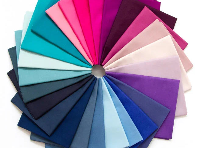 Art Gallery Pure Solids Summering Edition fabric bundle - Happy Little Quilt Shop