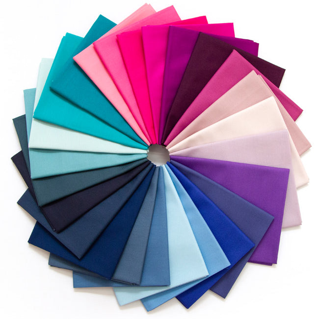 Art Gallery Pure Solids Summering Edition fabric bundle - Happy Little Quilt Shop