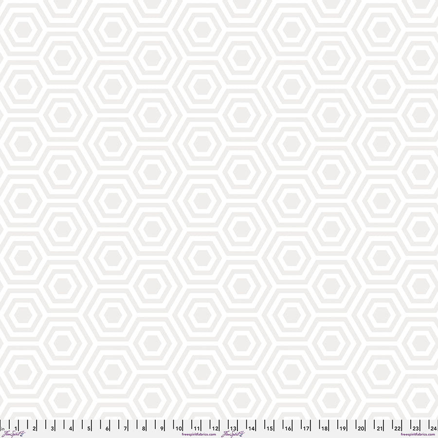Backing Fabric - Hexy XL - Snowfall || Tula's True Colors Quilt Backs - Happy Little Quilt Shop