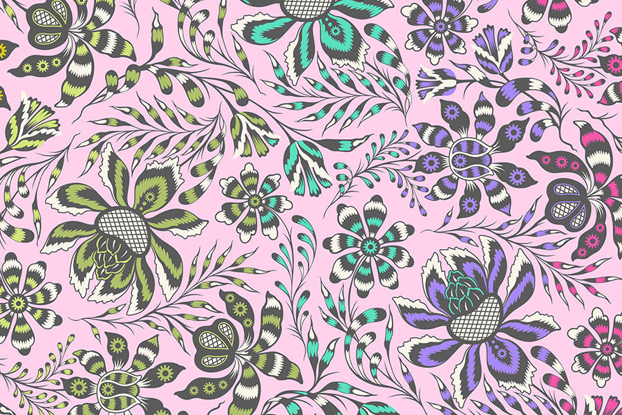 Super Wild Vine - Blush || Roar! 108" wide - Happy Little Quilt Shop