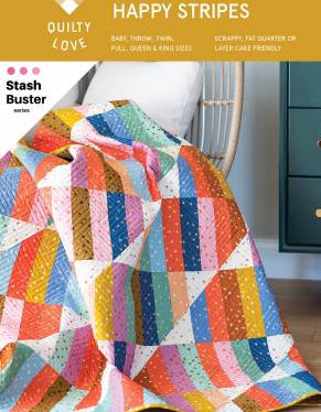 Happy Stripes Quilt Pattern - Happy Little Quilt Shop
