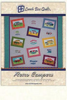 Retro Campers Applique Machine Embroidery Pattern with Redemption Card and CD - Happy Little Quilt Shop