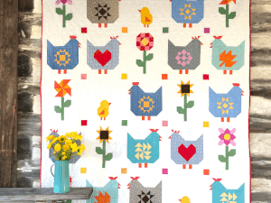 Quilty Chicks Block of the Month - Happy Little Quilt Shop
