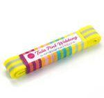 2 yd Grey/Neon Yellow Webbing - Tula Pink 1" - Happy Little Quilt Shop