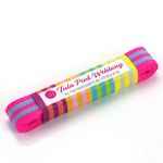 2yd Aqua and Hot Pink-1in wide-Tula Pink Webbing