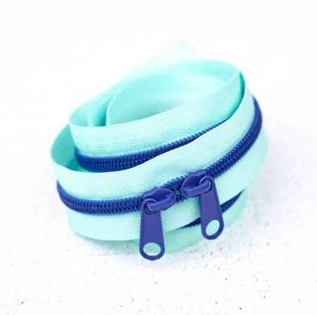 30in Handbag Zipper Saltwater Taffy