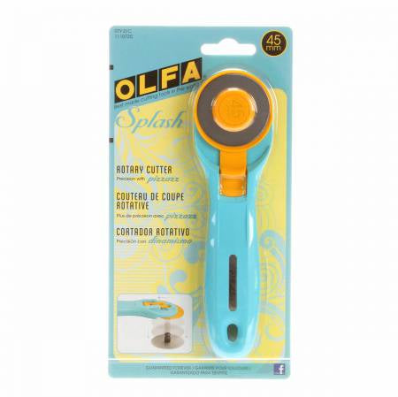 Splash Rotary Cutter 45mm - Happy Little Quilt Shop