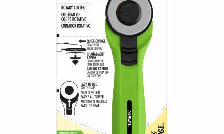 OLFA 45mm Quick-Change Rotary Cutter Lime - Happy Little Quilt Shop