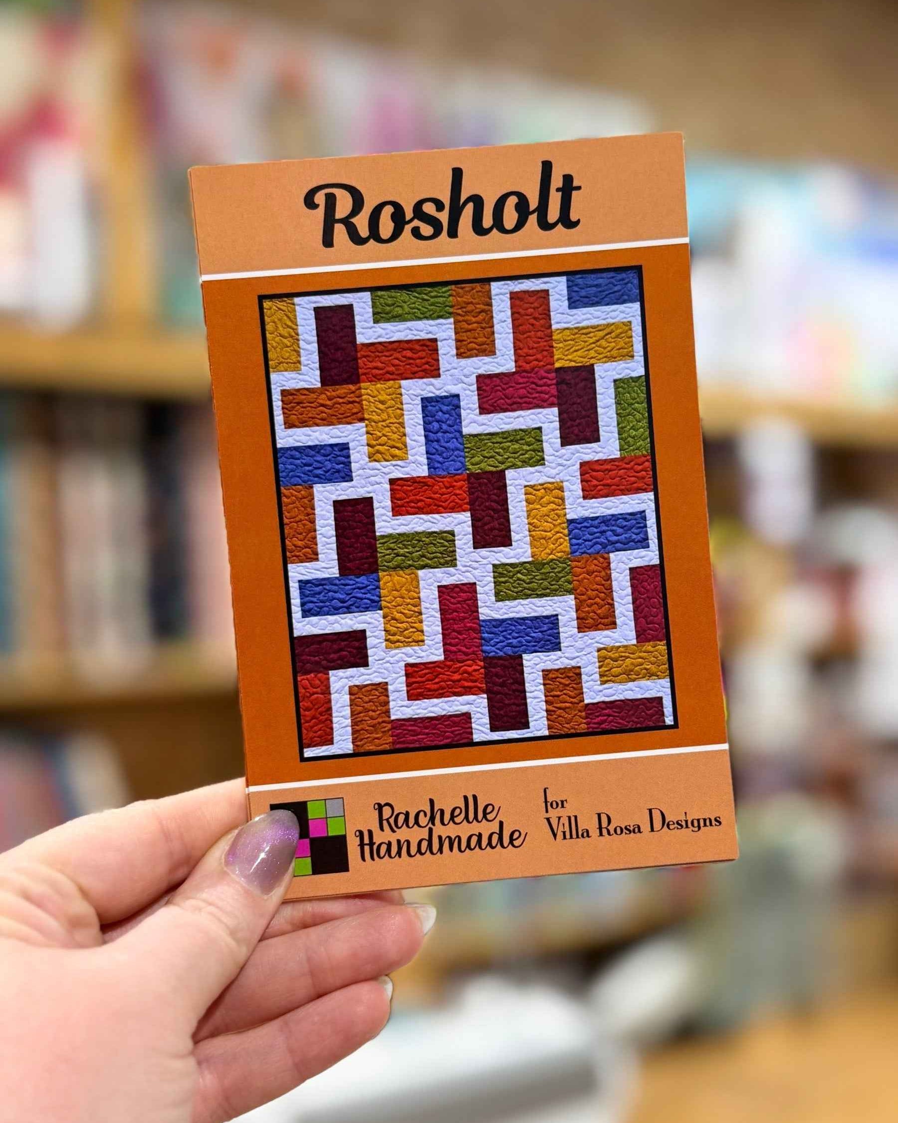 Rosholt Quilt Pattern by Rachelle Handmade for Villa Rosa Designs