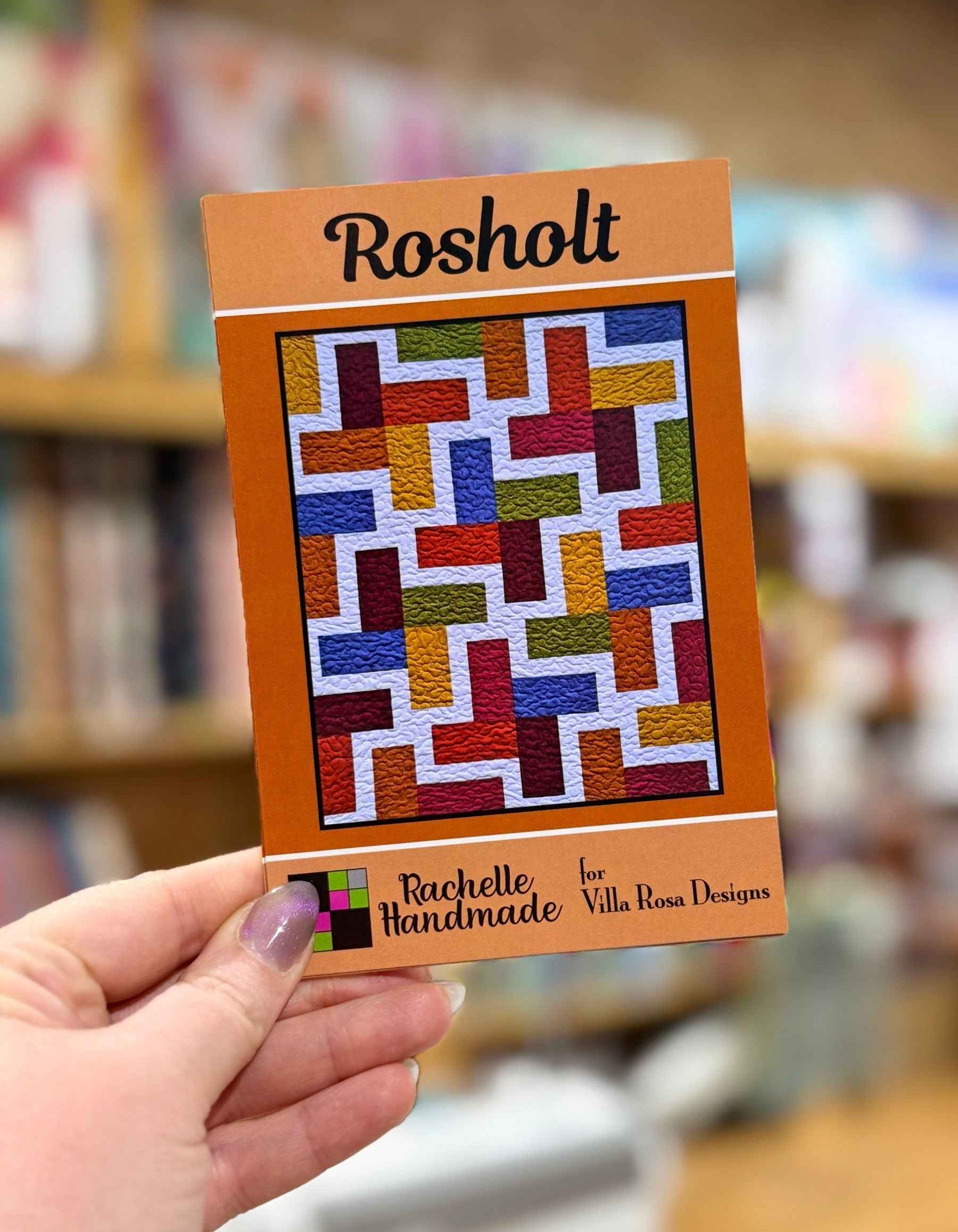 Rosholt Quilt Pattern by Rachelle Handmade for Villa Rosa Designs