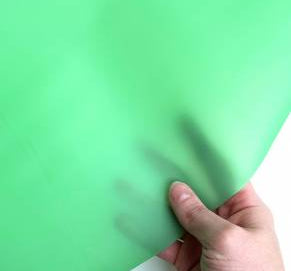Green Jelly Vinyl - 18" x 53" - Happy Little Quilt Shop