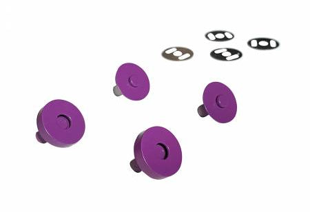 Purple Magnetic Snaps - Happy Little Quilt Shop