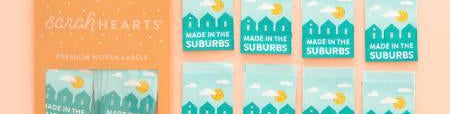 Made in the Suburbs Label - Happy Little Quilt Shop