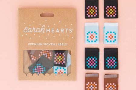 Granny Square Multipack Woven Labels - Happy Little Quilt Shop