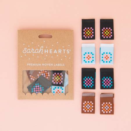 Granny Square Multipack Woven Labels - Happy Little Quilt Shop