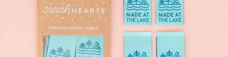 Made at the Lake Woven Labels - Happy Little Quilt Shop