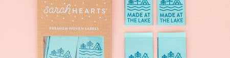 Made at the Lake Woven Labels - Happy Little Quilt Shop