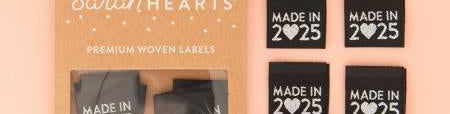 Made in 2025 Silver Woven Labels - Happy Little Quilt Shop