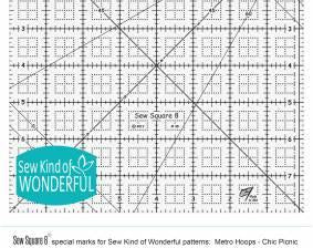 Sew Square 8 Ruler - Happy Little Quilt Shop