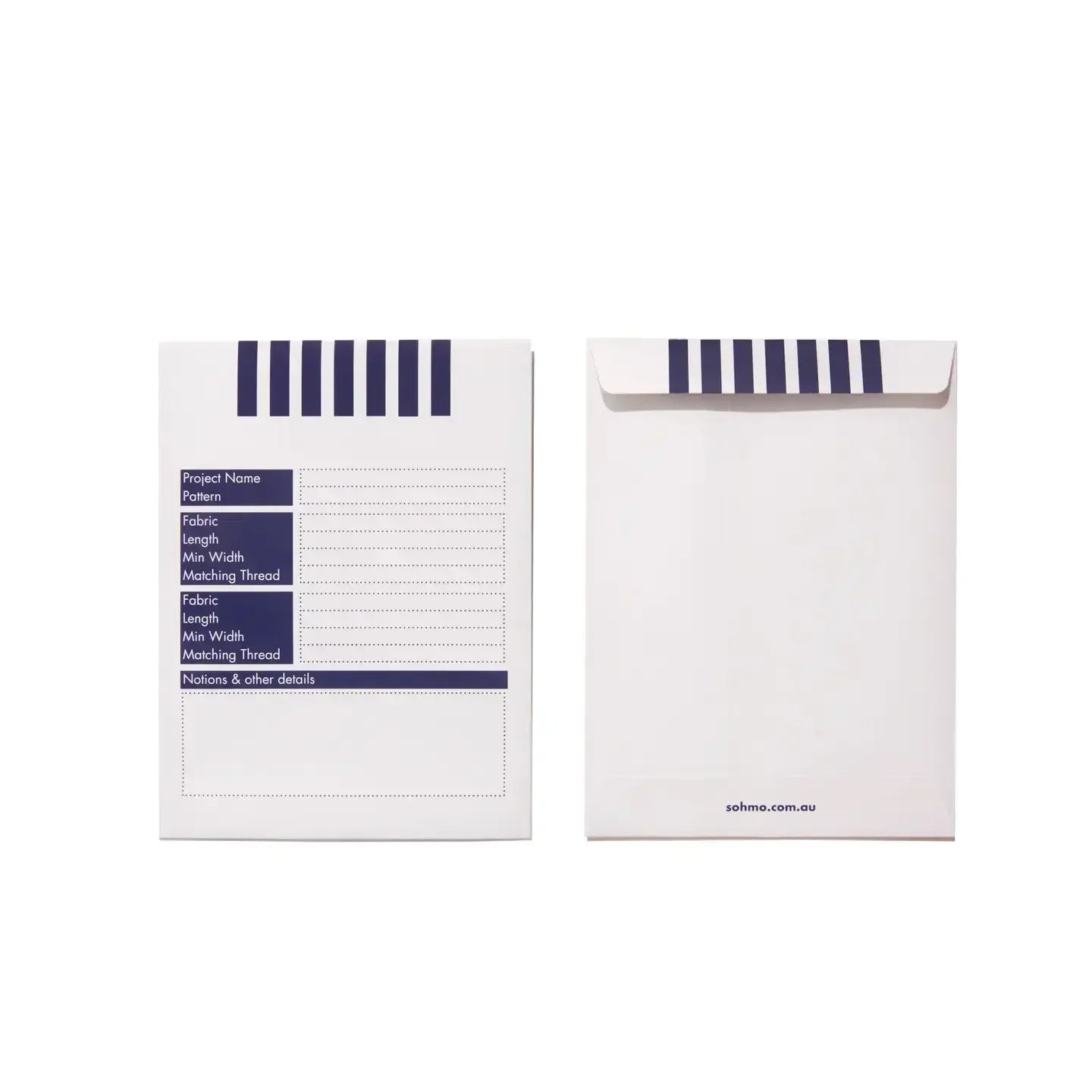 SOHMO Project Envelopes - Happy Little Quilt Shop