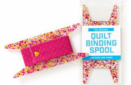 Glitter Binding Spool Pink/Gold SSC 301 Stitch Supply - Happy Little Quilt Shop