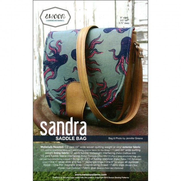 Sandra Saddle Bag - Happy Little Quilt Shop